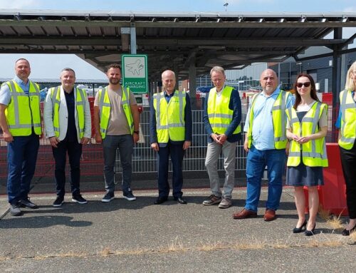 Interreg UNLOCK delegatie bezoekt Groningen Airport Eelde / Hydrogen Valley Airport