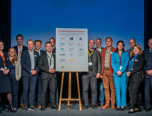Intentieverklaring ondertekend door 12 organisaties uit de energie- en de luchtvaartsector voor de ontwikkeling van een waterstofinfrastructuur op Groningen Airport Eelde | Hydrogen Valley Airport.
